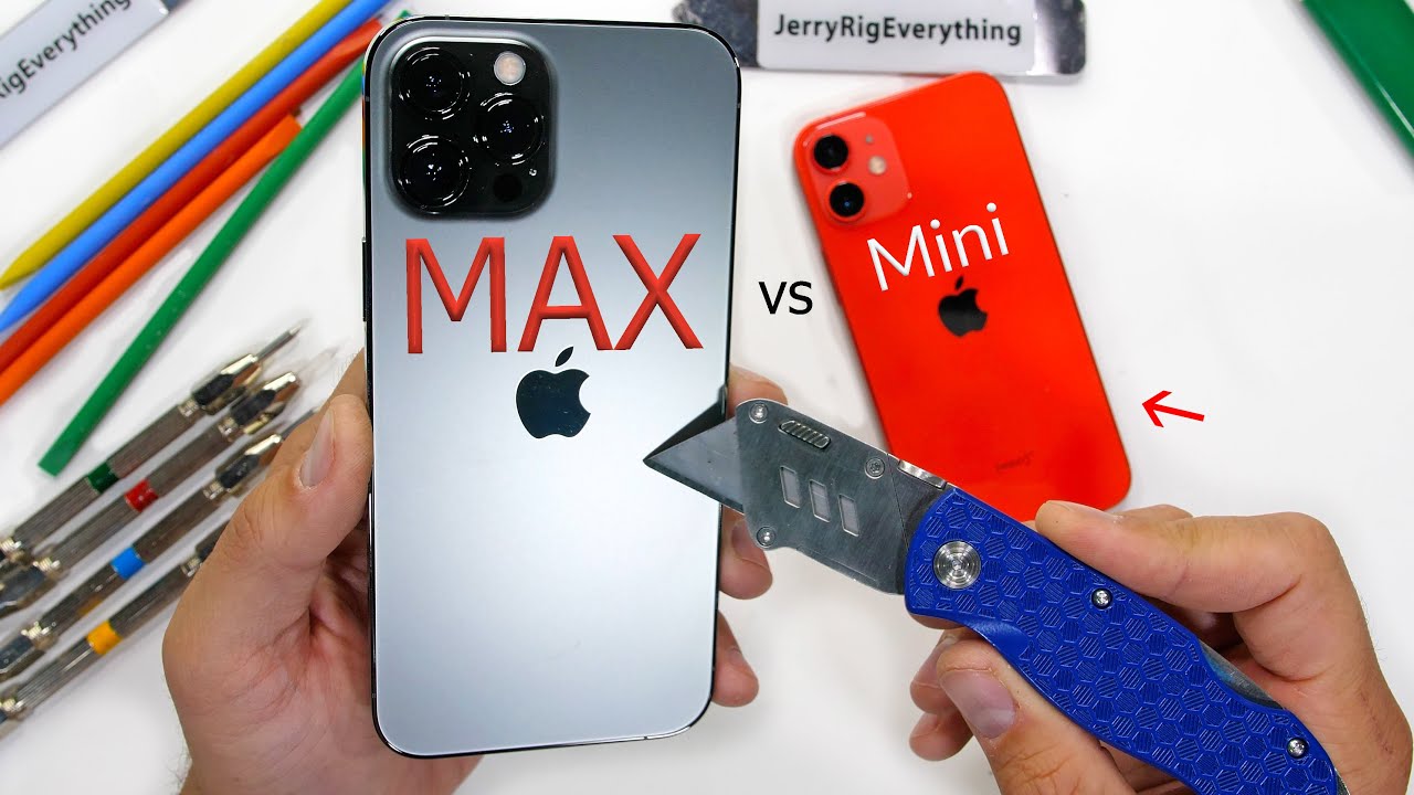 iPhone 12 Pro Max vs iPhone Mini - Durability Test!!
