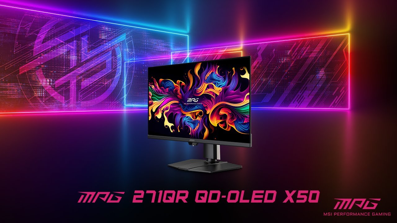 TRUE AI QD-OLED Gaming Monitor - MPG 271QR QD-OLED X50 | MSI