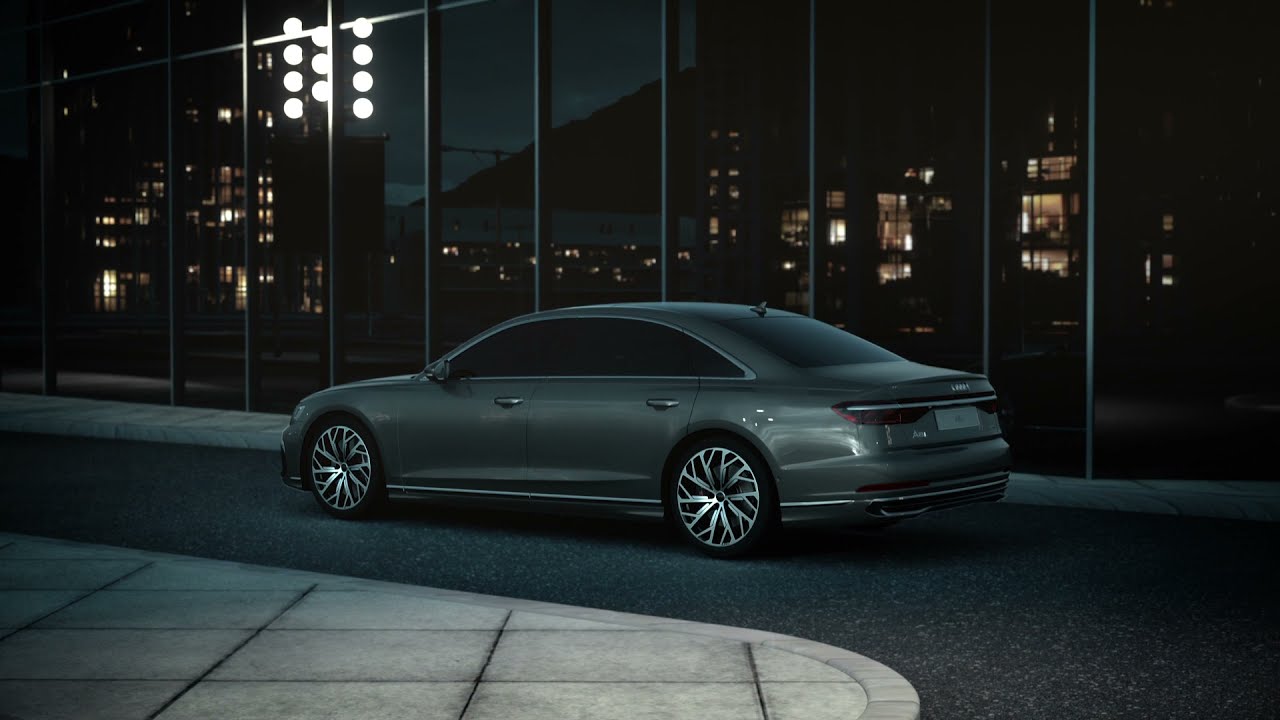 Audi A8 2022 Digital Matrix LED and digital OLED technology