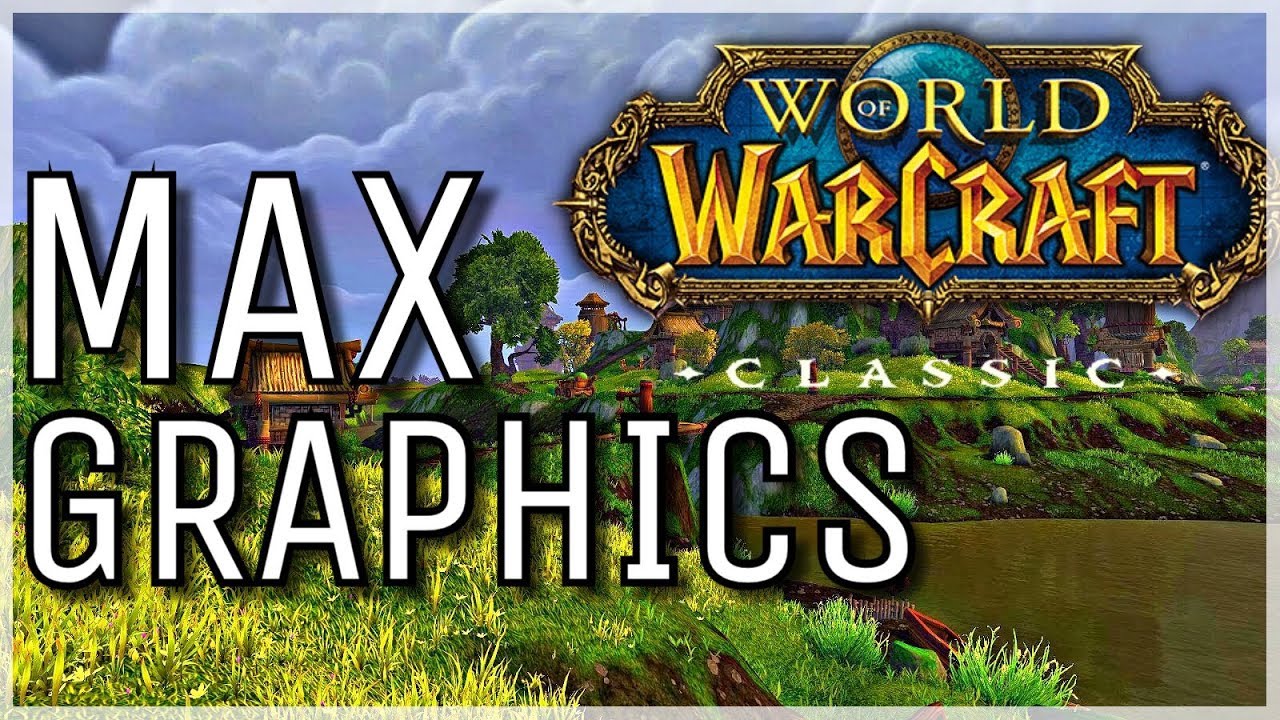 Classic WoW MAX GRAPHICS vs. "Classic" Settings Option | Classic WoW Demo Leaks