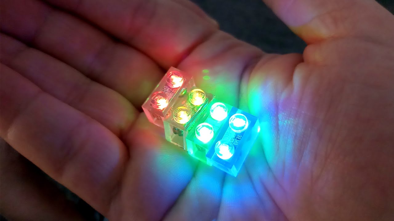 I made magic LEGO wireless leds powered by science