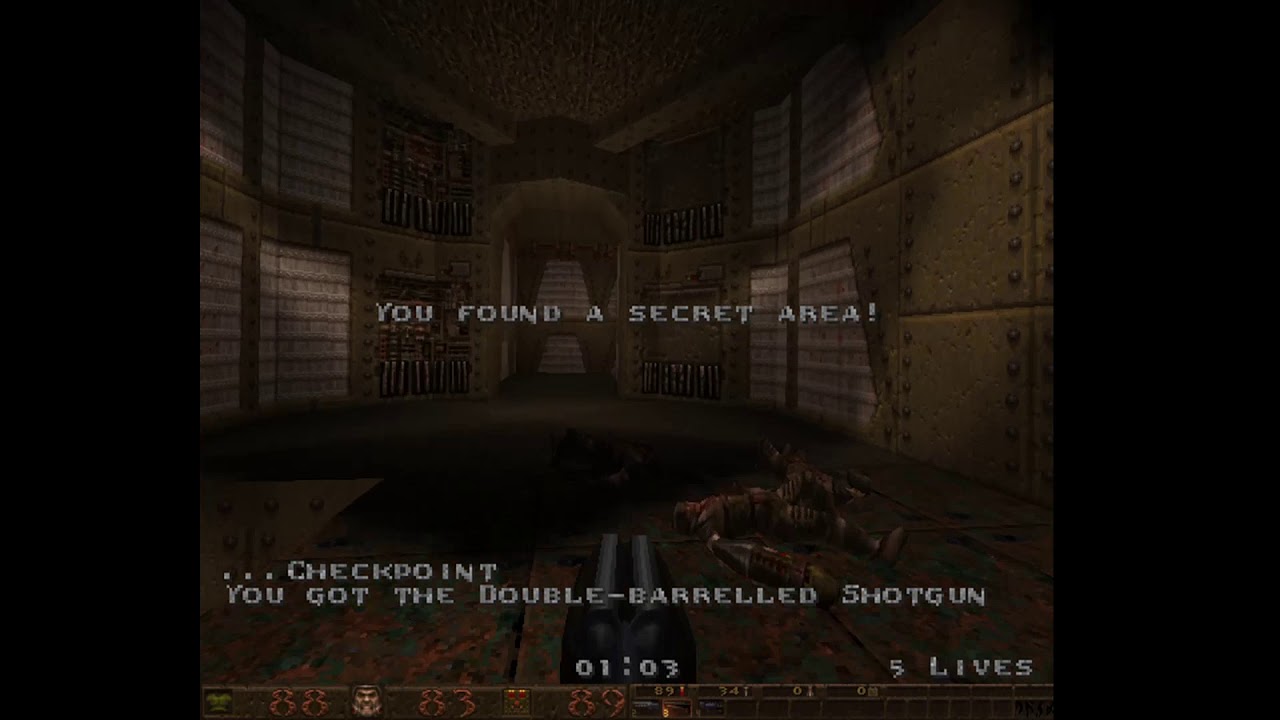 Quake Arcade Tournament Edition - E1M1 Gameplay