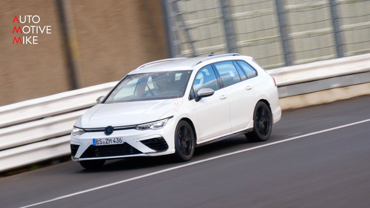 2022 VOLKSWAGEN GOLF 8 R WAGON SPIED TESTING AT THE NÜRBURGRING