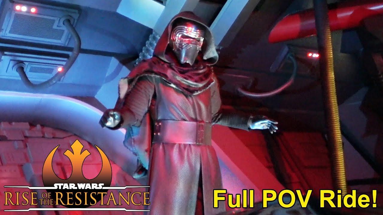 Star Wars: Rise of the Resistance Full POV Ride-Through (Spoilers) - Galaxy's Edge, Disney World