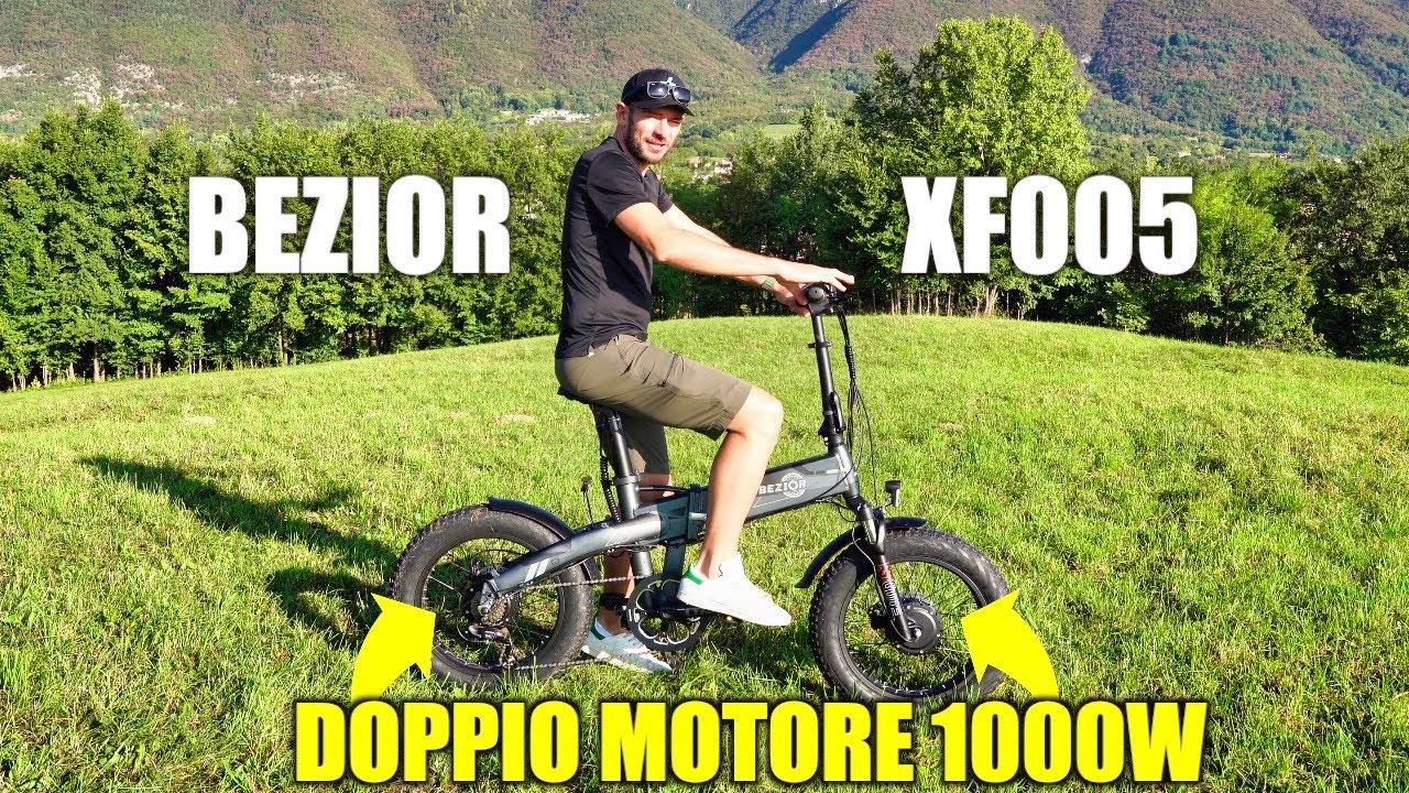 Bici Elettrica a trazione INTEGRALE con DOPPIO MOTORE 1000W ! Bezior XF005