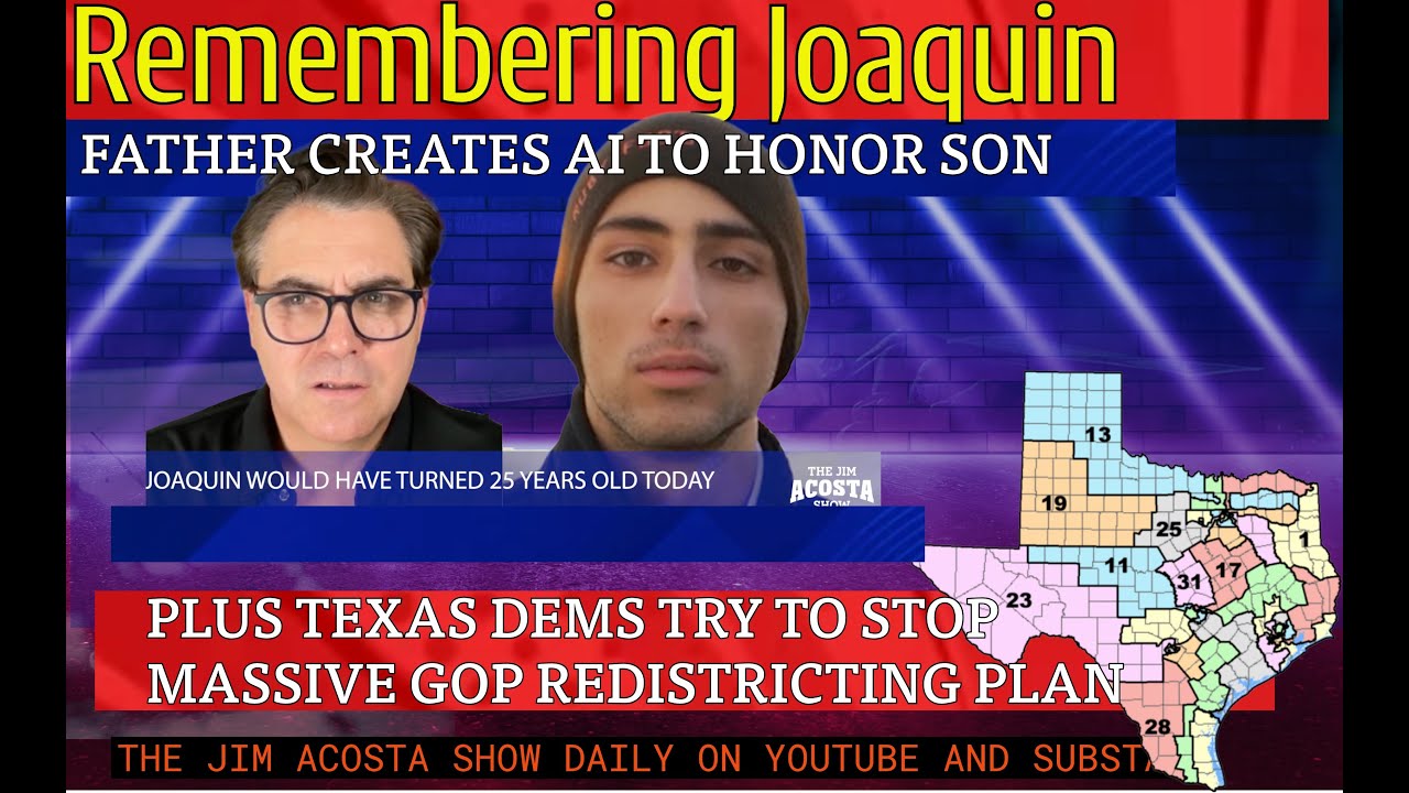 Remembering Joaquin: AI Brings Voice to Gun Victims + TX Redistricting Dem reveals Strategy