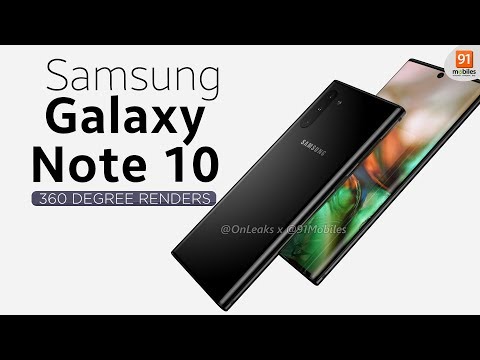 Samsung Galaxy Note 10: 360 degree renders [EXCLUSIVE]