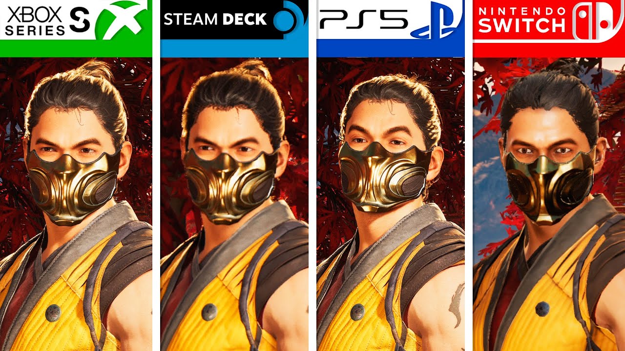 Mortal Kombat 1 | Switch - Steam Deck - Xbox Series S - PS5 | Graphics Comparison