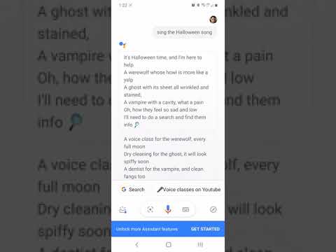 Google Assistant Halloween Song