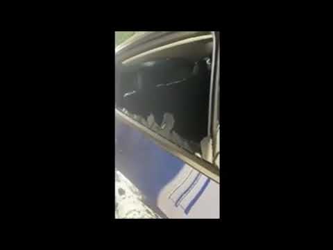 Tesla Glass Shatters / Breaks on Its Own