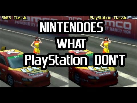 PlayStation Classic vs SNES Classic : NINTENDOES what SONY DON'T ??