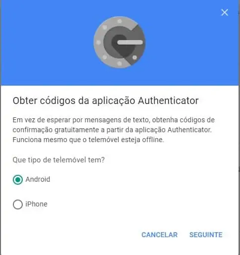 Google Authenticator Android