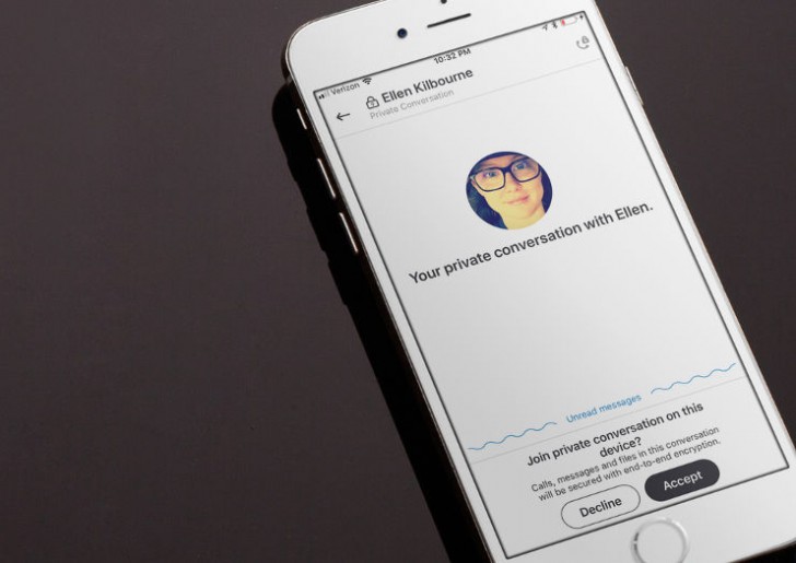 skype adiciona conversas privadas com encriptação