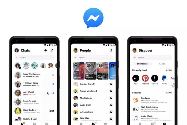 O novo Facebook Messenger está finalmente a chegar!