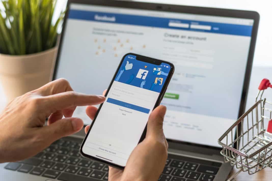 Facebook usar a conta