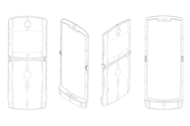o motorola razr com ecrã dobrável já chegou à internet!