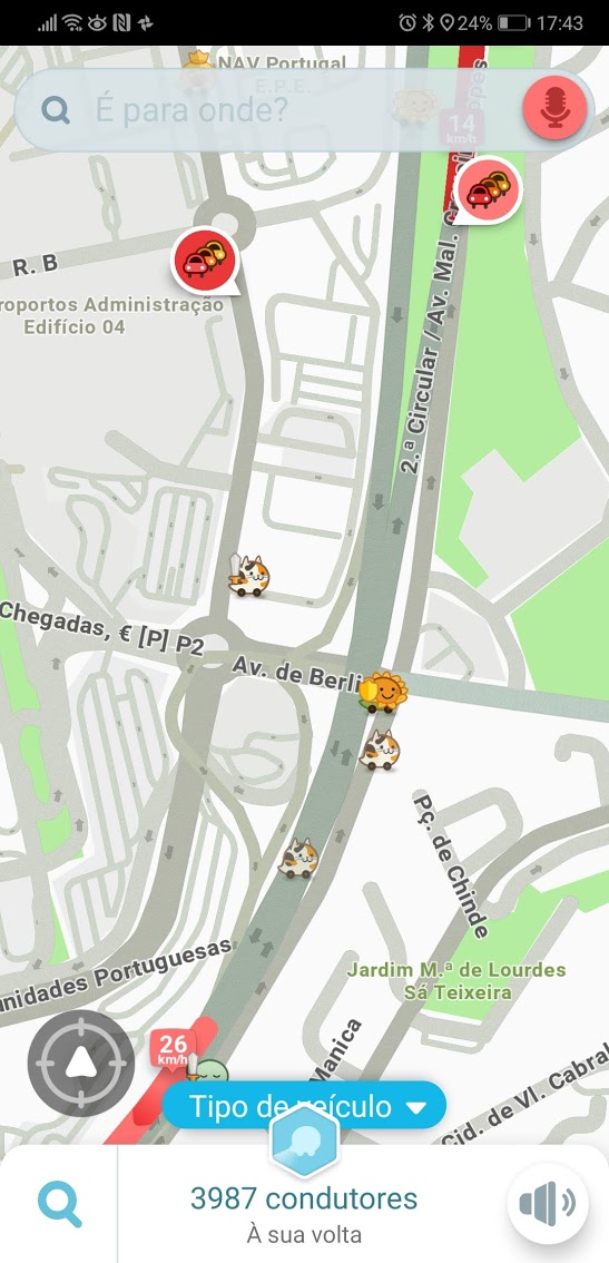 falha no Waze