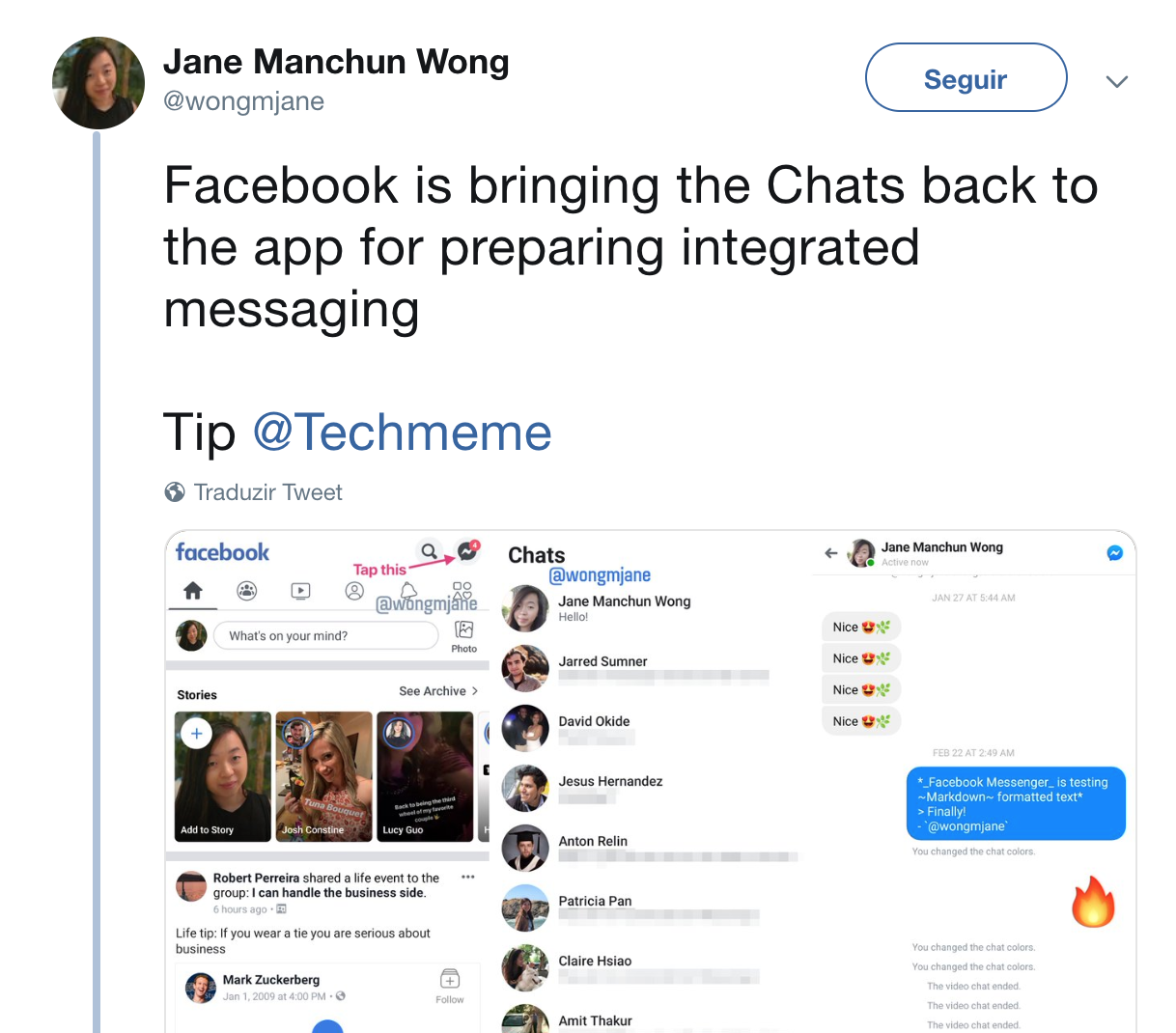 usa o messenger e o facebook? então vai gostar muito disto!