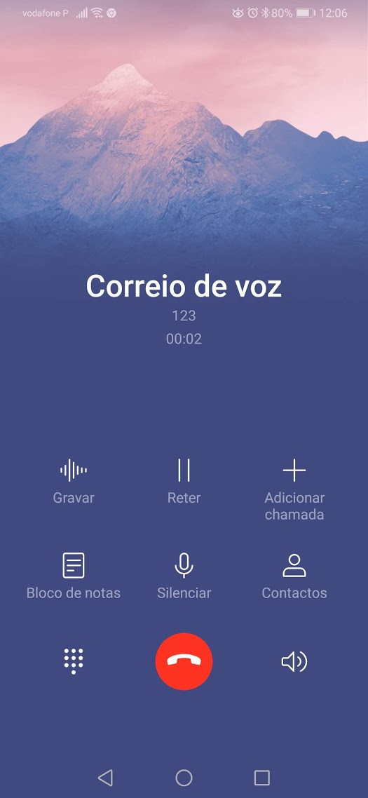 gravação de chamadas
