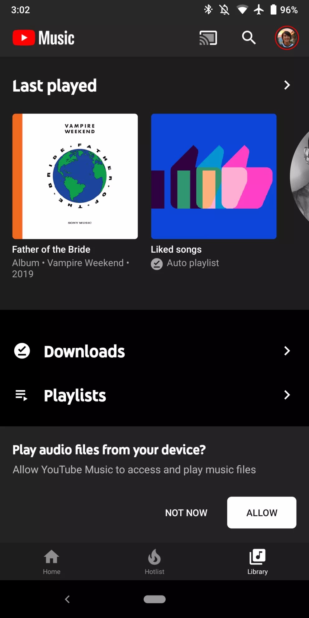 no YouTube Music