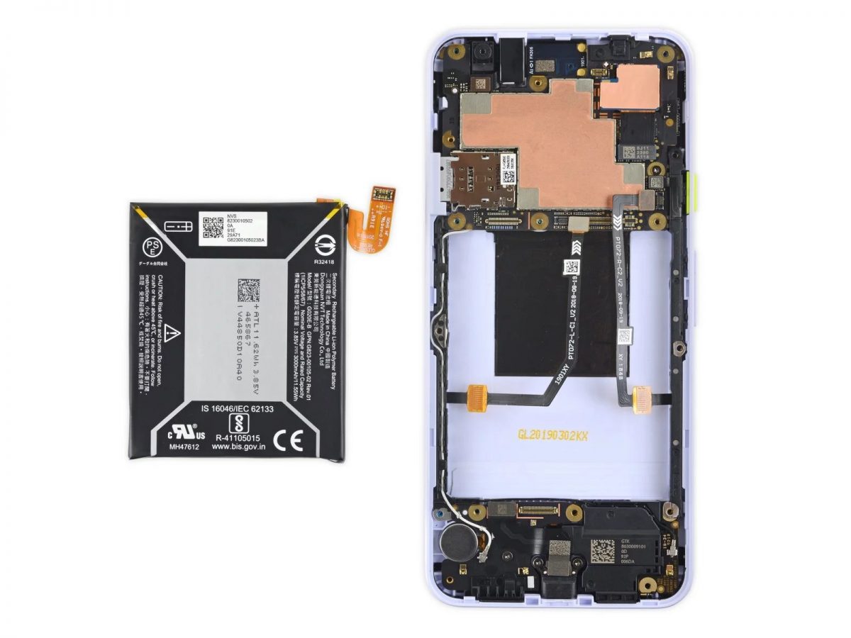 Pixel 3a tem
