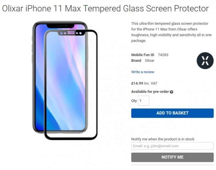 novo iPhone 11