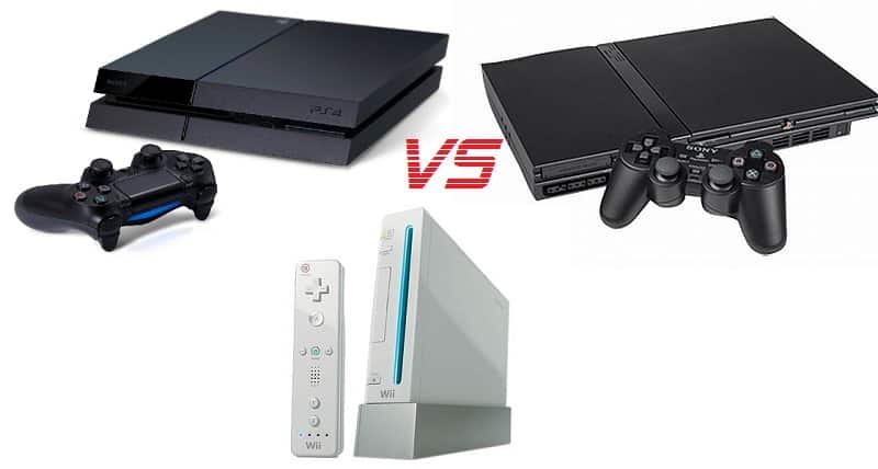 PS4 vs Wii vs PS2