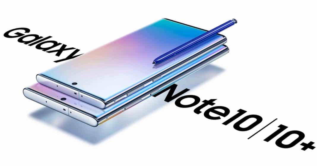 Note 10 atualização