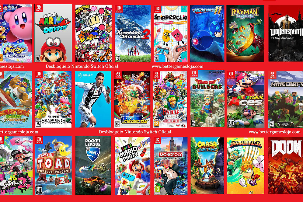 Ver todos os jogos da Nintendo Switch