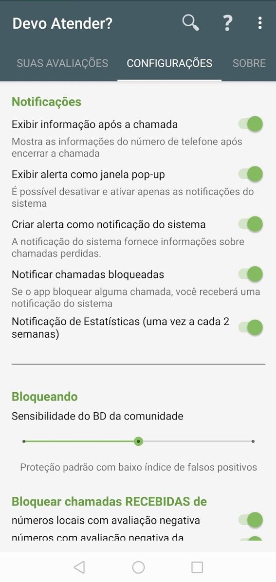 esquemas por telefone, bloquear chamadas Android