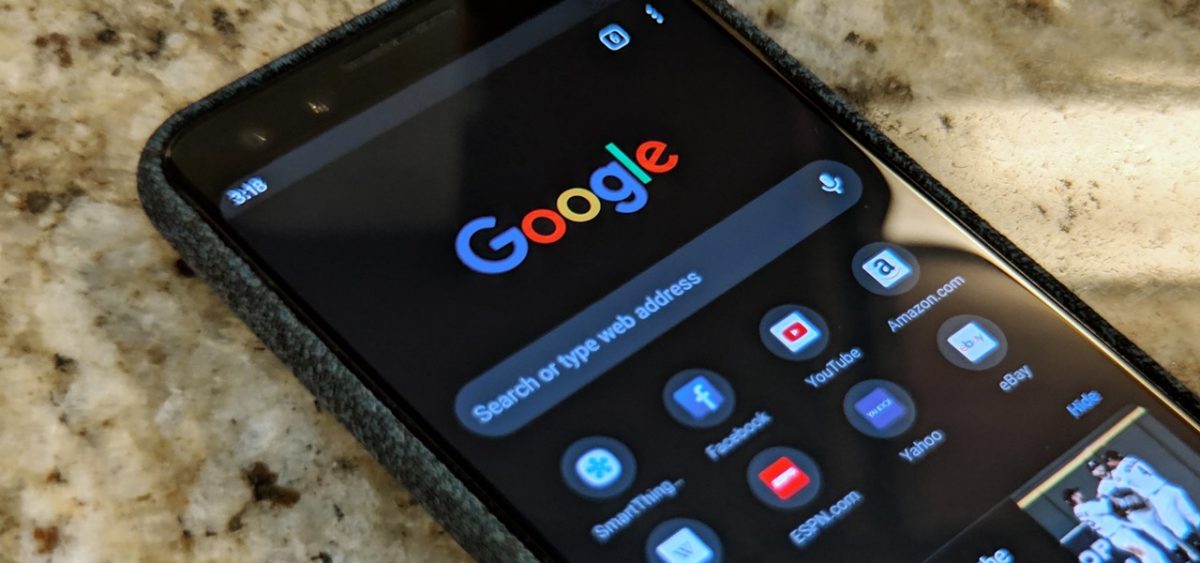 Google Chrome grande novidade, Dark Mode Chrome 79, pesquisar no Android