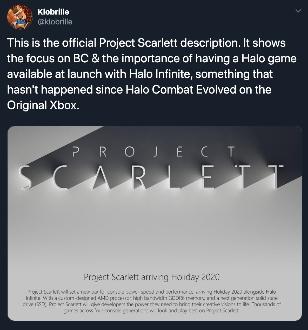 Xbox Scarlett