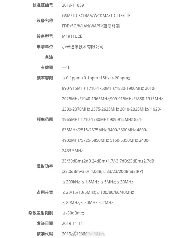 o Redmi K30