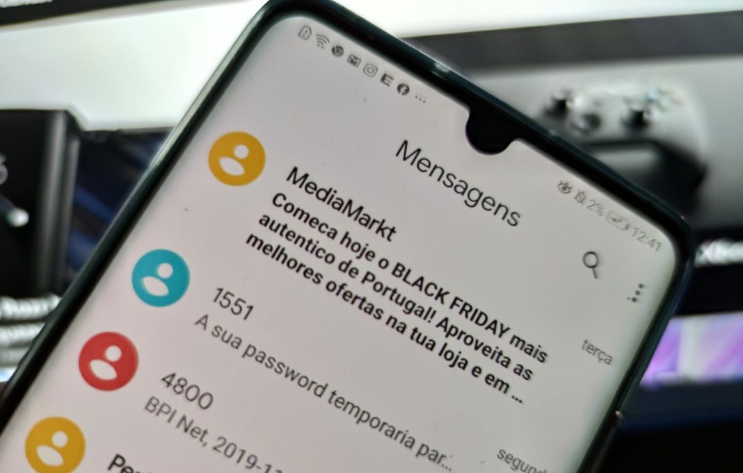 Mensagens da Google novidade, SMS importante