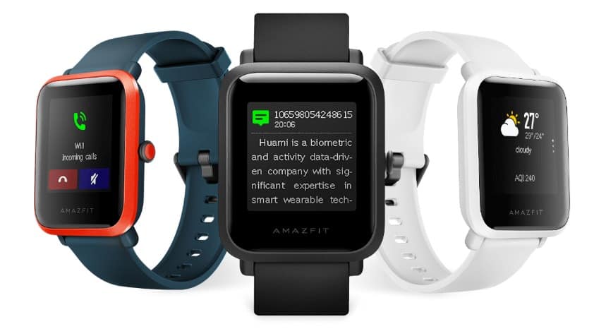 amazfit bip s red
