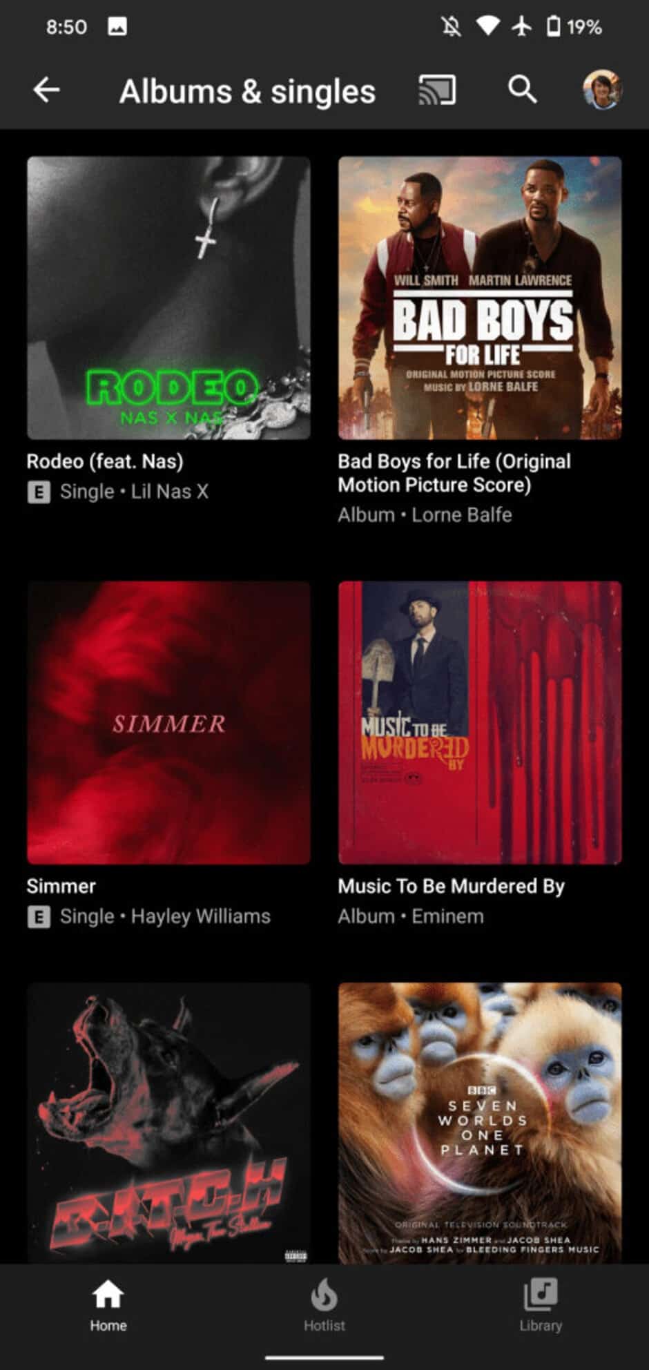 YouTube Music Wear OS