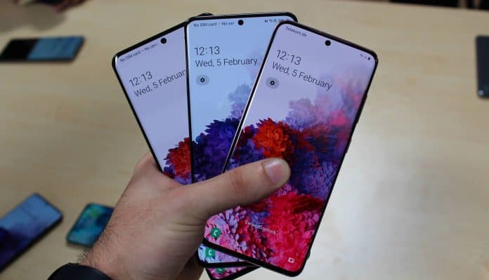 Galaxy S20,smartphones da Samsung