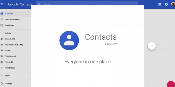 contactos do google tem novidade para não perder nada