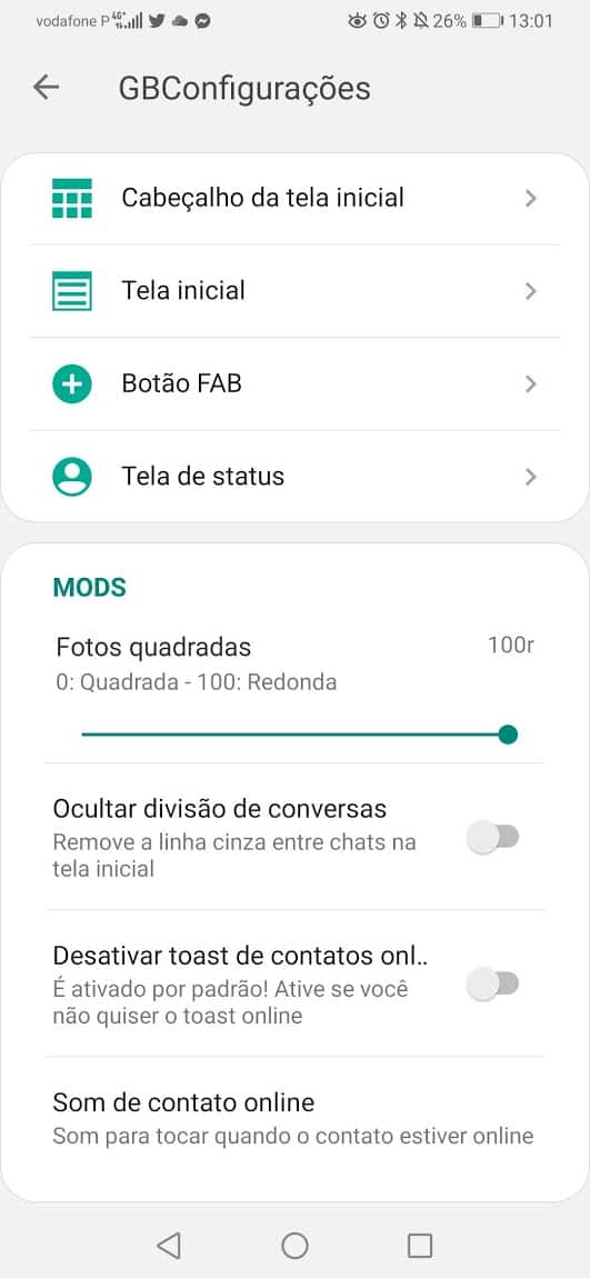 whatsapp versões modificadas