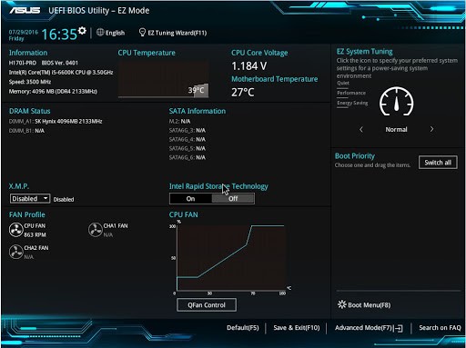 asus bios, bios, uefi