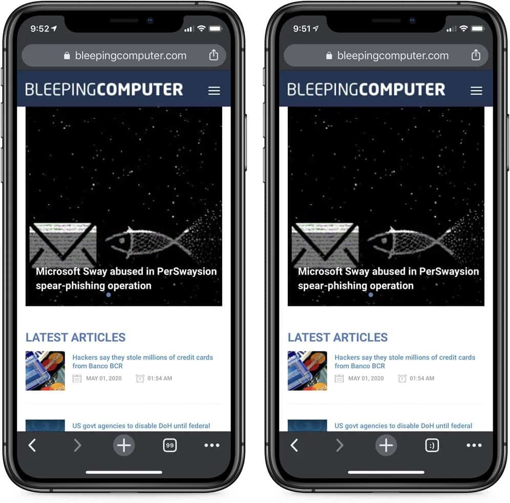 Chrome Separadores