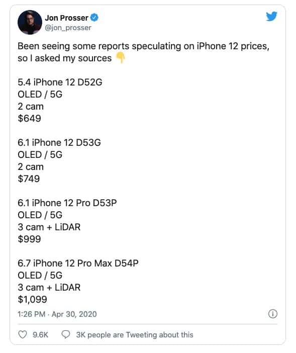 iPhone 12 preço
