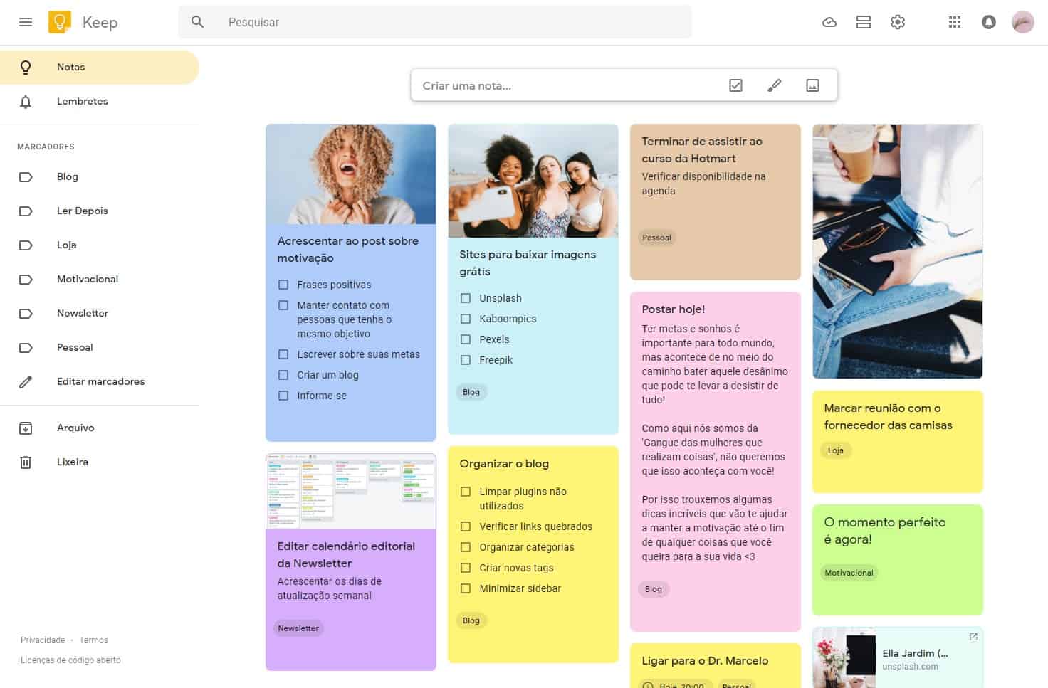 google keep