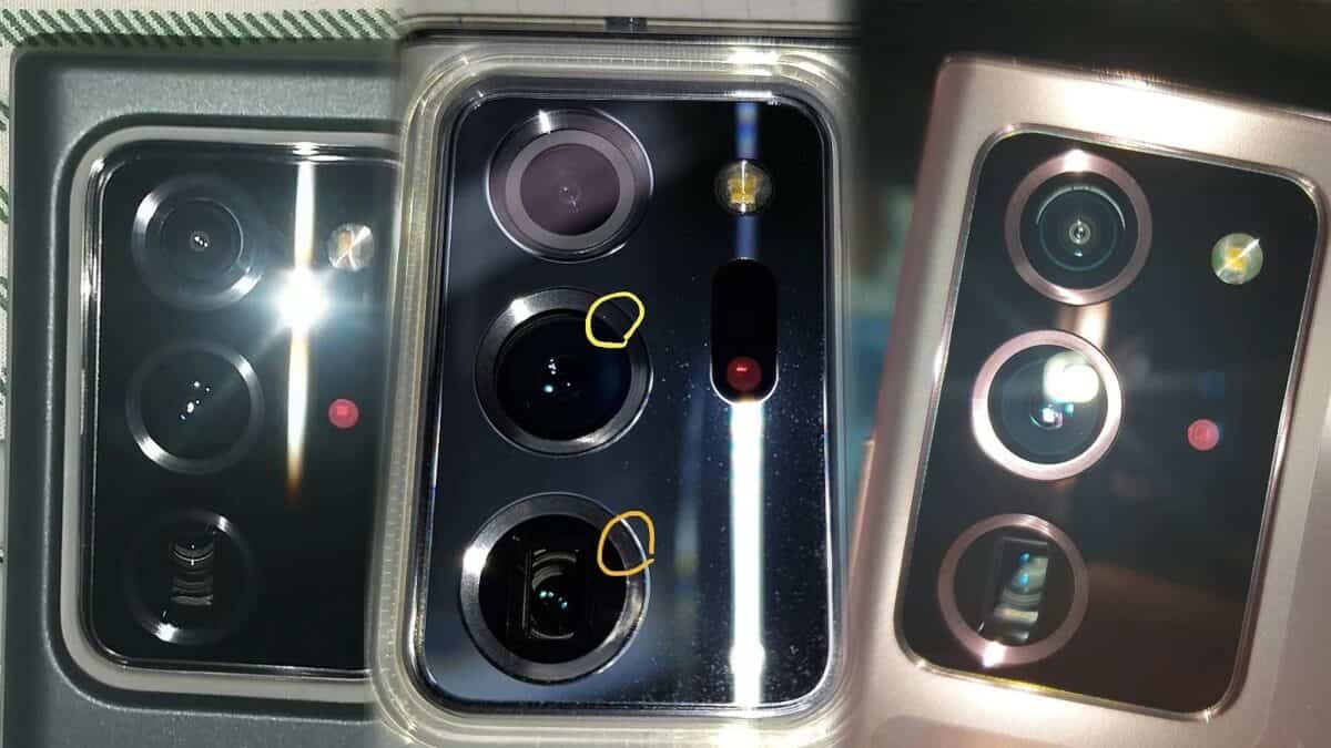 Note 20 Ultra câmaras