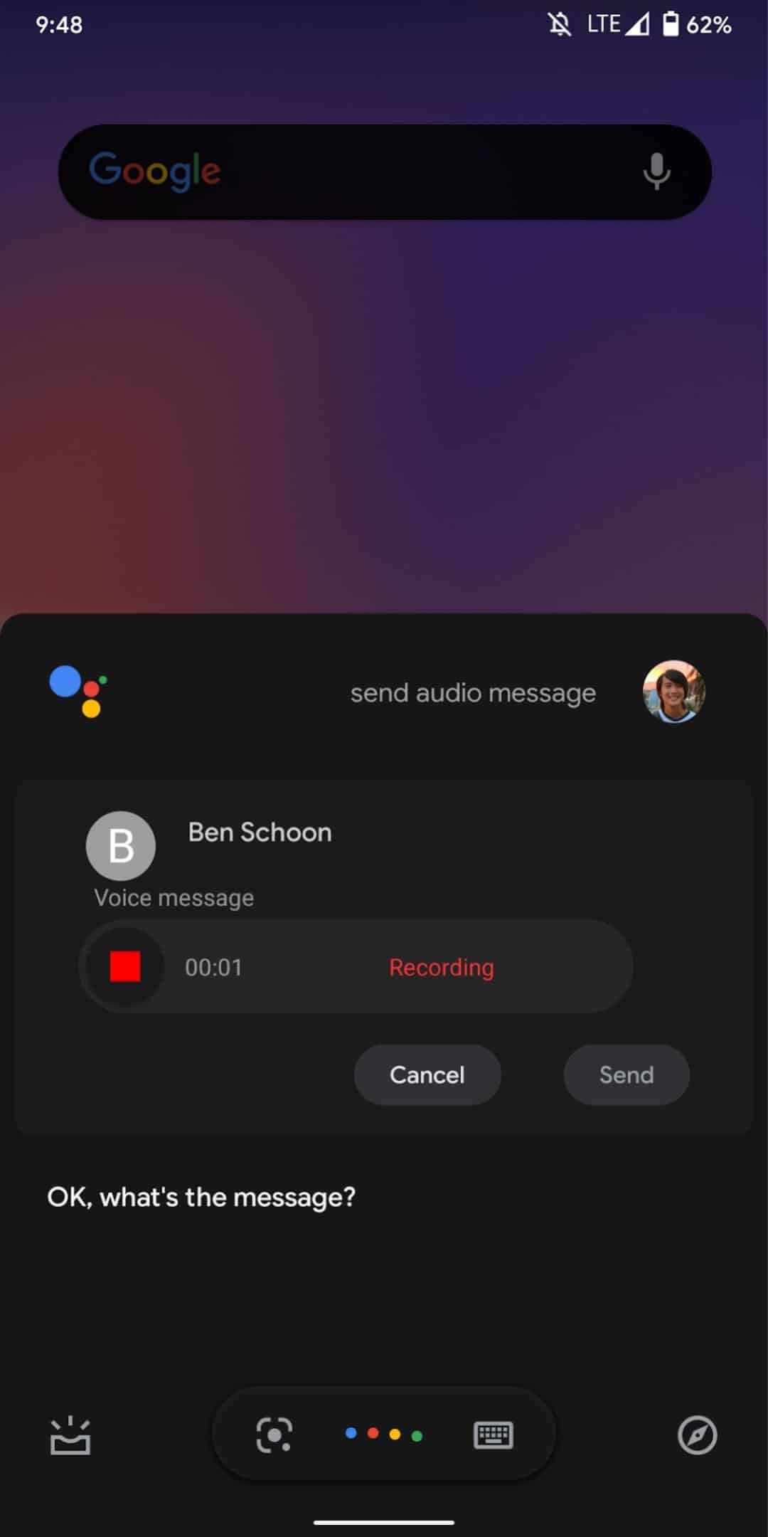 Assistente da Google clipes