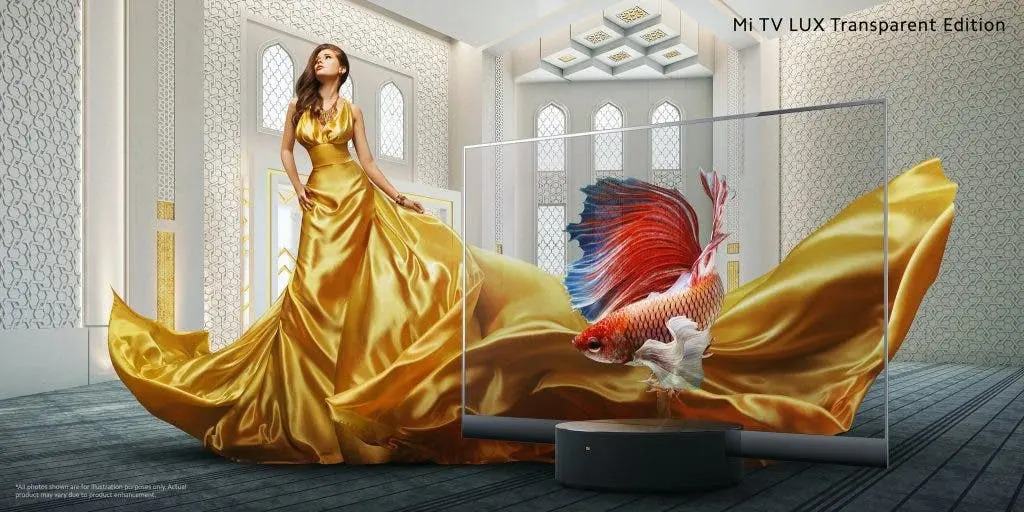 Xiaomi TV transparente