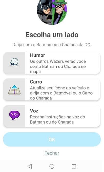 Waze nova atualização