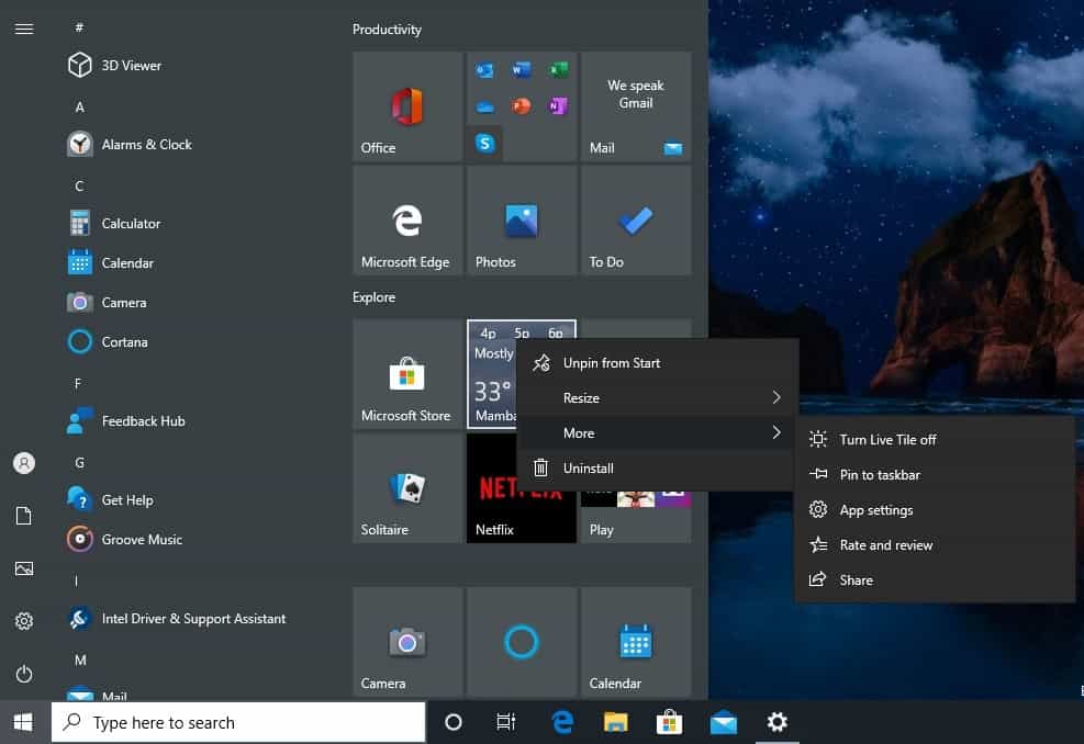 Windows 10 20H2 novidades