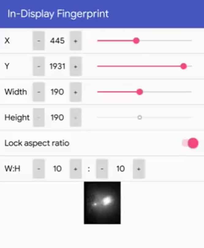 Xiaomi impressões digitais