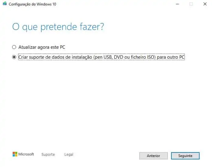 como descarregar Windows 10